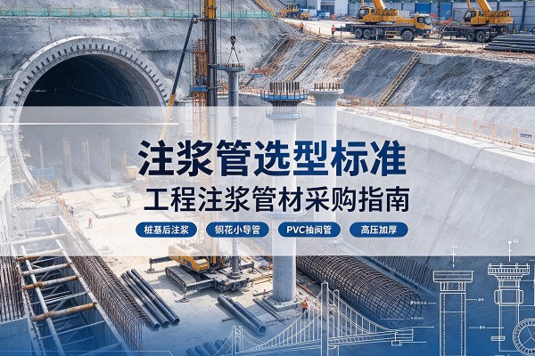 红谷滩注浆管选型标准